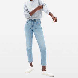 Everlane Cheeky Straight Jean, Sky Blue wash